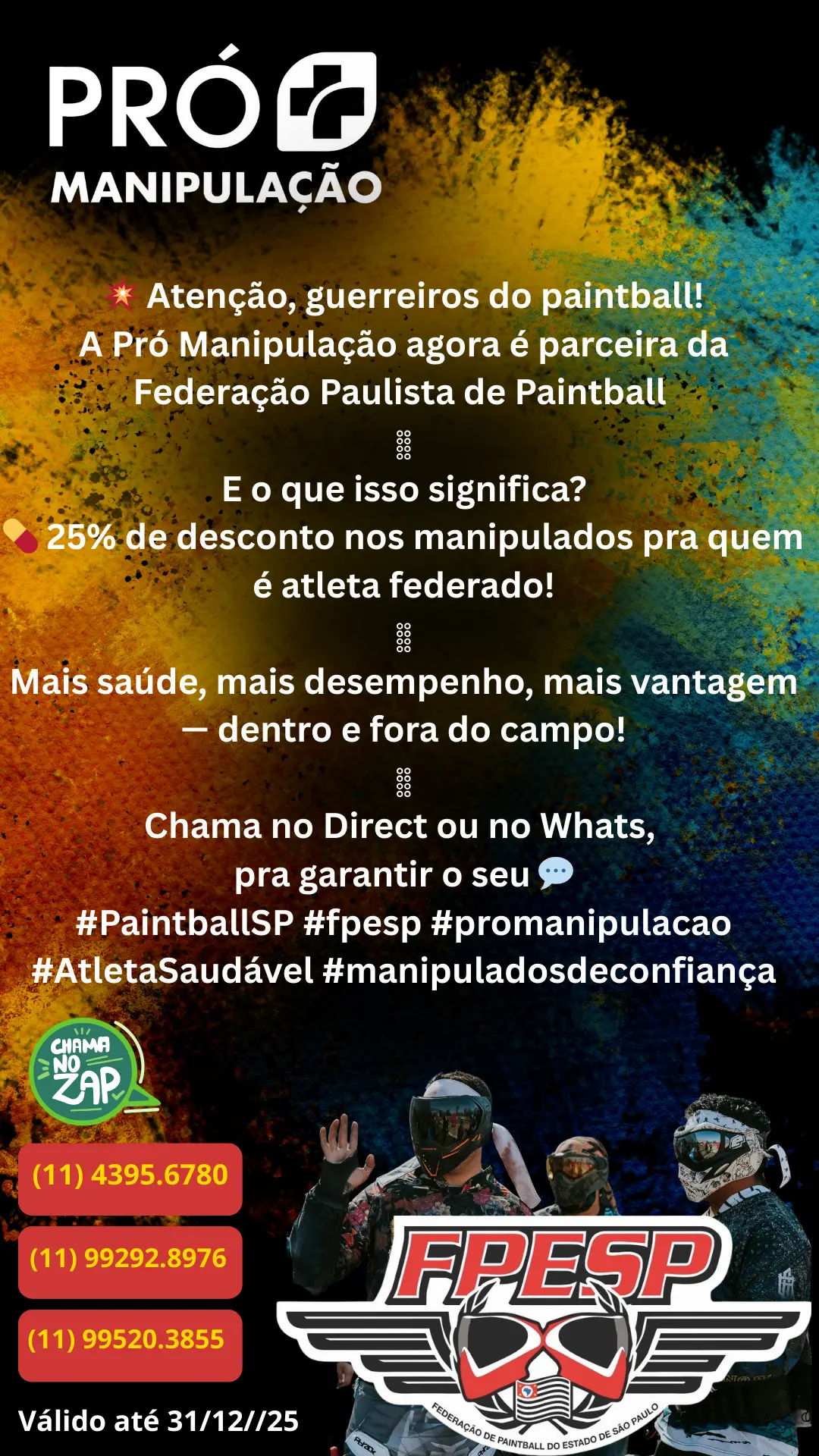 Nova parceria FPESP - Pró Manipulação .